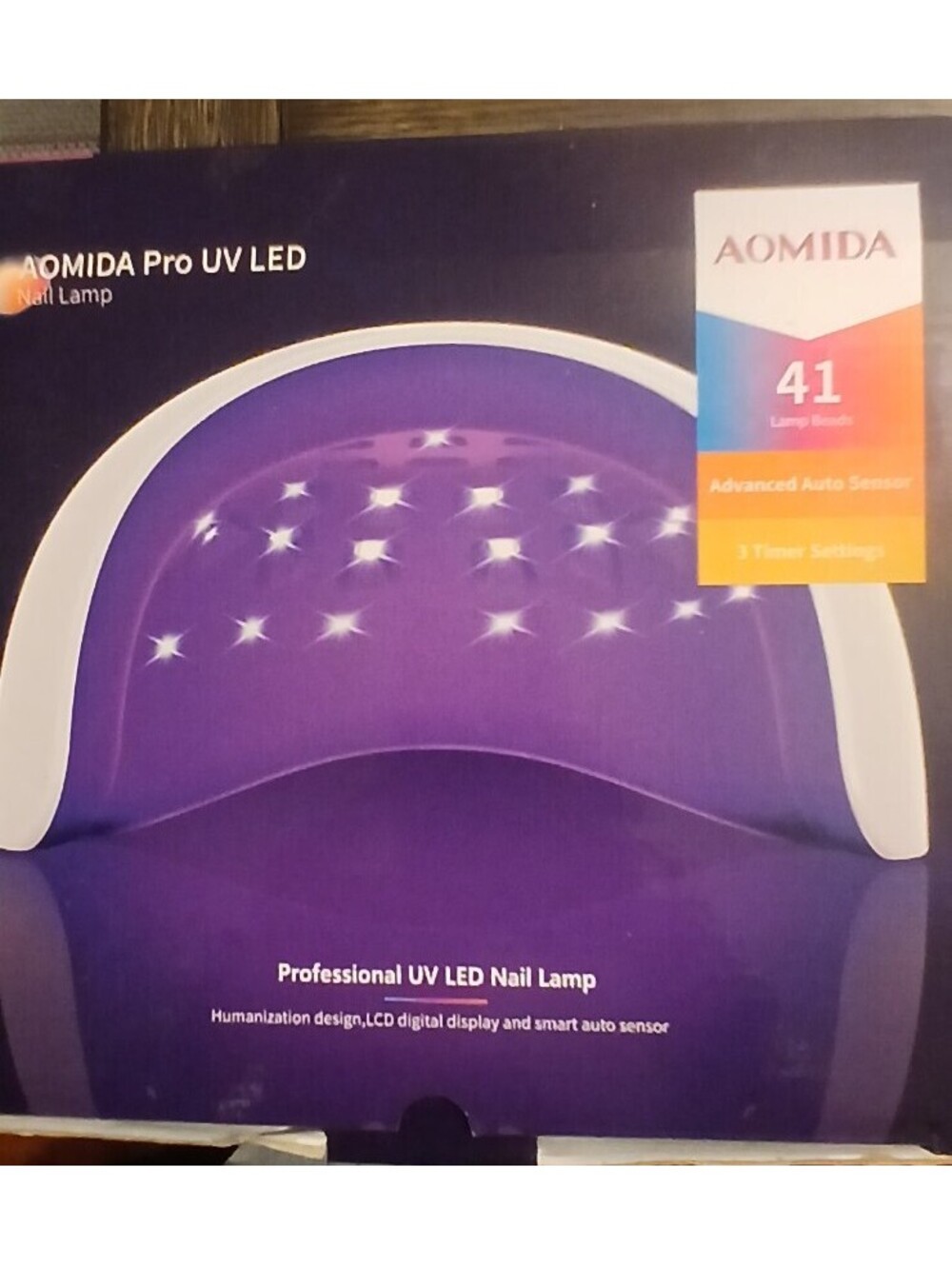 AOMIDA Pro UV LED Nail Lamp Professional Smart Auto Sensor
